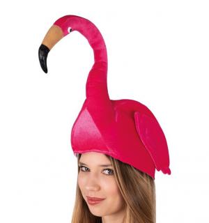 Coiffe de flamant rose