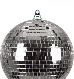 Boule à facettes 12 cm argent