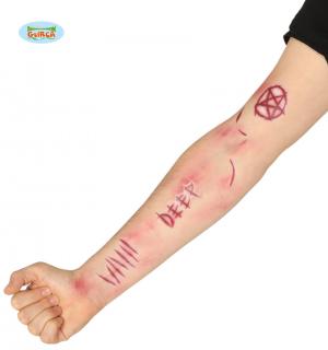 Tatouages blessures démoniaques