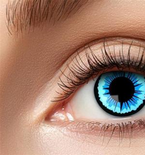 Lentilles couleur Loup Bleu 3 mois