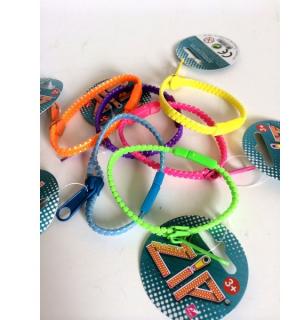 Bracelet zip fluo (E6-3)