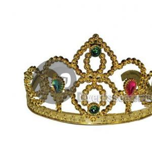 Diadème princesse avec pierres doré