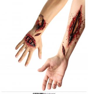 Tatouages blessures ouvertes