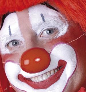 Nez de clown en plastique