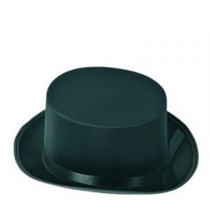 Haut de forme satin noir