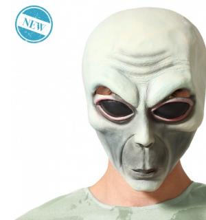 Masque latex alien gris