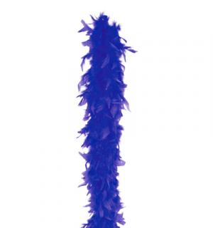 Boa en plumes 1.80m 45-50g bleu