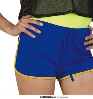 Mini short bleu années 80