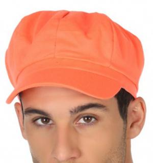 Casquette gavroche fluo orange