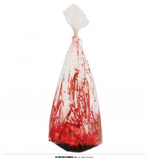 Sac transparent ensanglanté 150cm