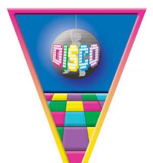 Guirlande disco plastique 5 metres