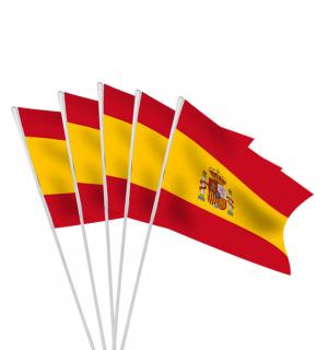 10 drapeaux Espagne 9,5x16cm