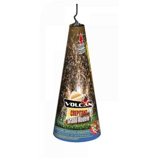Volcan crépitant multicolore grand modèle