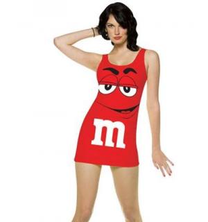Robe bonbon M M's rouge