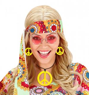 Set hippie fluo jaune