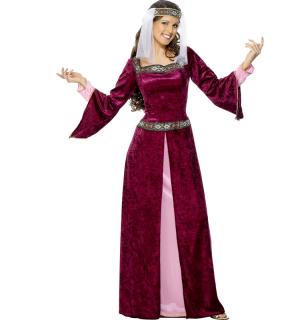 Médiévale Marion pourpre taille XXL