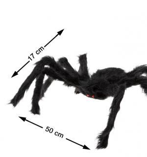 Araignée poilue yeux rouges 50cm
