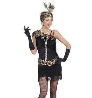 Robe Charleston noire/or taille M
