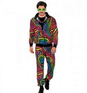 Jogging fashion fluo psychédélique taille M