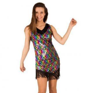 Robe disco multicolore taille 36