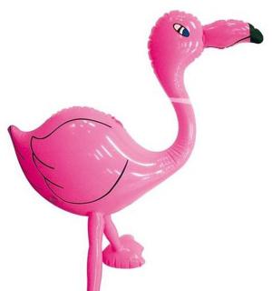 Flamant rose gonflable 60cm