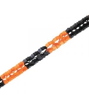 Guirlande halloween noire/orange 4m