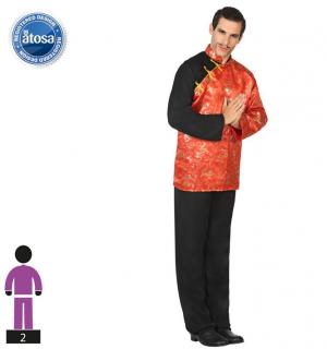 Chinois rouge taille M/L