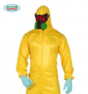 Combinaison chimique jaune taille M