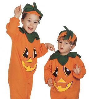 Costume citrouille 3/4 ans
