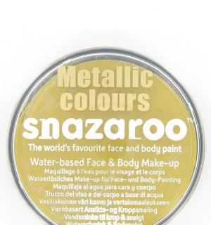 Boite maquillage métal snazaroo or