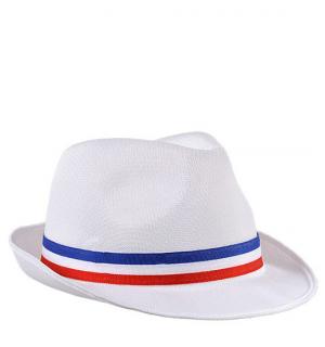 Borsalino polyester blanc tricolore