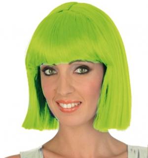 Perruque Crazy fluo verte