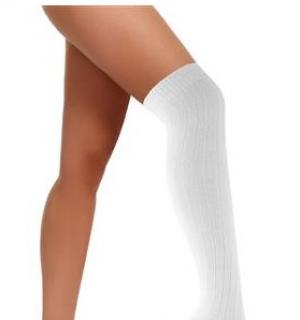 Chaussettes blanches luxe 60cm