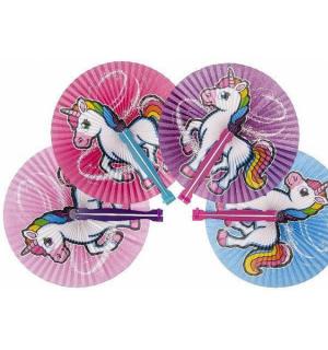 Eventail licorne en papier (E6-14)