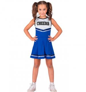 Cheerleader fille bleue taille 8/10 ans