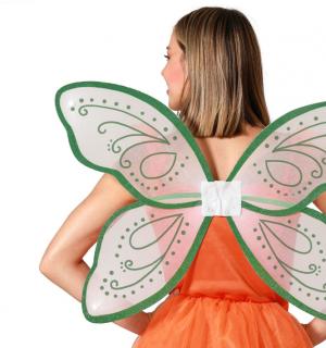 Ailes de fée / papillon verte 70X50cm