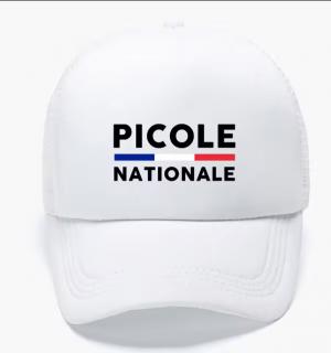 Casquette blanche Picole Nationale pas cher