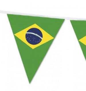 Guirlande Brésil PVC 6m 20 fanions