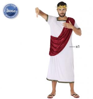 Sénateur romain rouge et blanc taille XL
