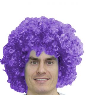 Perruque pop violette