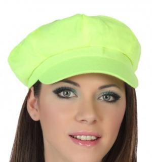 Casquette gavroche fluo jaune
