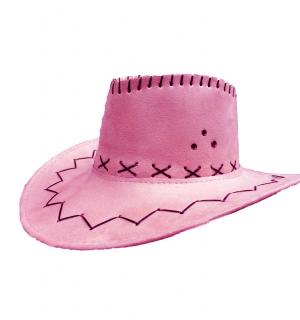 Chapeau cow boy vacher rose