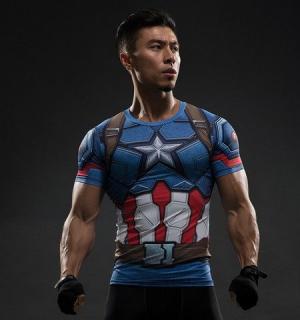 T-shirt captain Amerique taille S