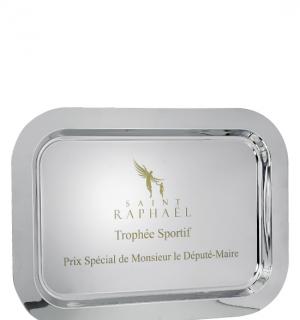 Trophée assiette plateau gravé personnalisé