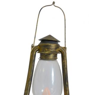 Lanterne lampe à huile lumineuse LED 25 cm