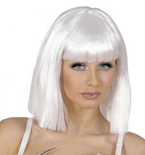 Perruque crazy blanche