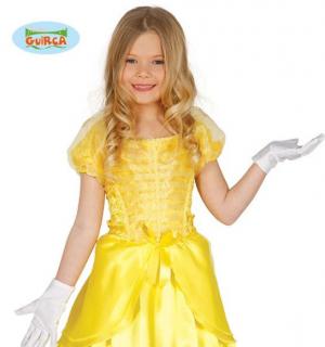 Robe jaune la Belle taille 3/4 ans