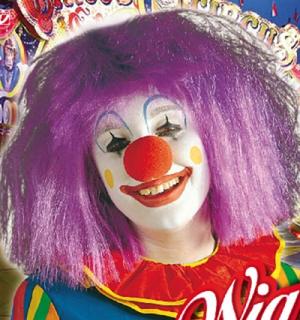 Perruque clown unisexe