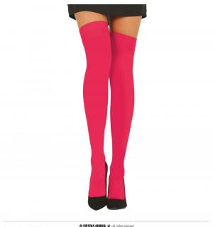 Chaussettes hautes fuschia