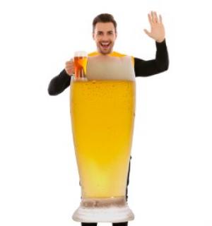 Poncho Chope de biere taille M/L